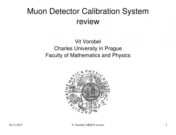 Muon Detector Calibration System