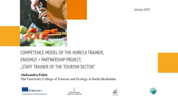 COMPETENCE MODEL OF THE HORECA TRAINER, ERASMUS + PARTNERSHIP PROJECT,