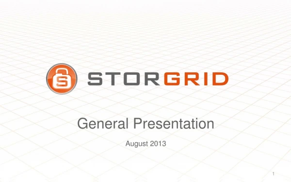 General Presentation August 2013