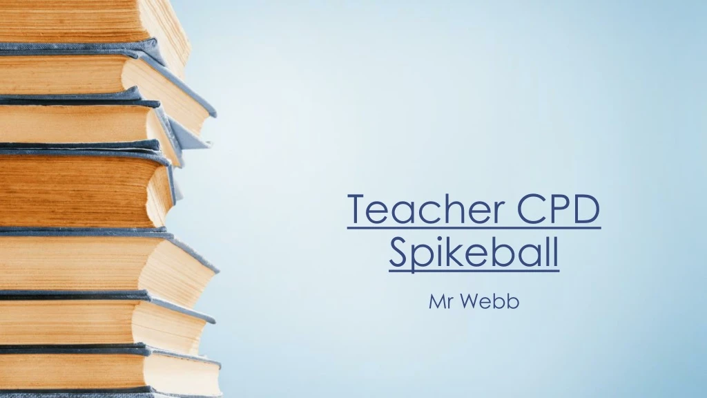 teacher cpd spikeball