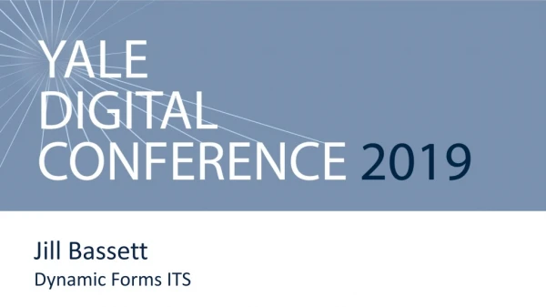 Yale Digital Conference 2019