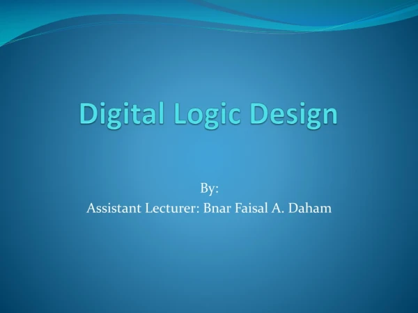 Digital Logic Design