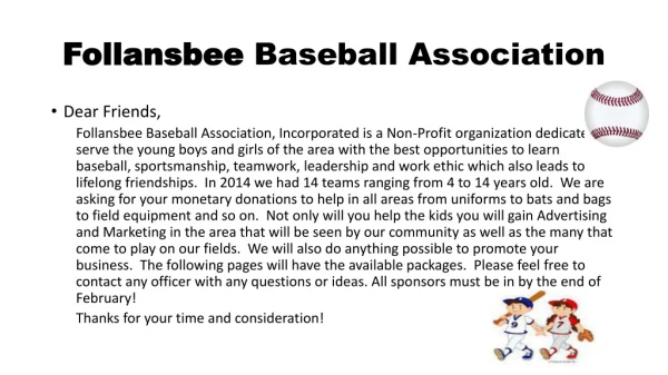 Follansbee Baseball Association