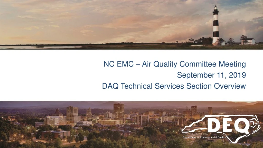 nc emc air quality committee meeting september 11 2019 daq technical services section overview