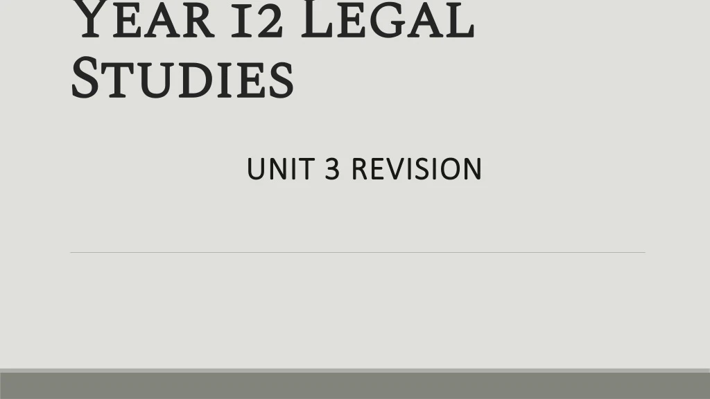 year 12 legal studies