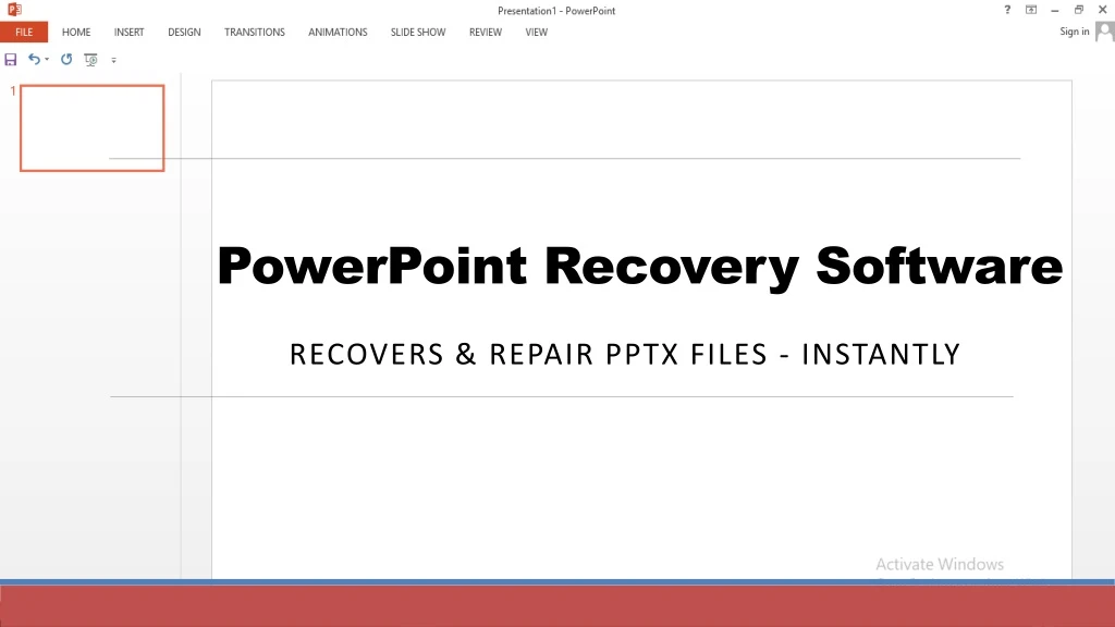 powerpoint recovery software