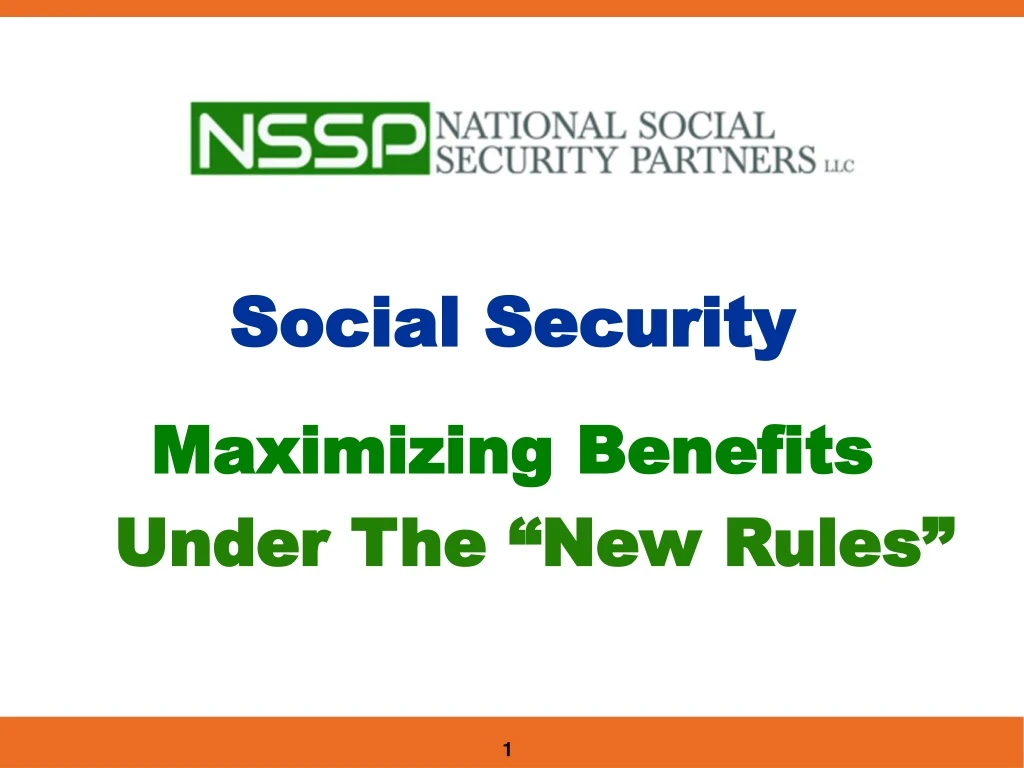 social security maximizing benefits under