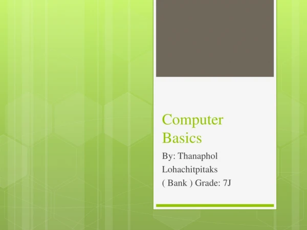 Computer Basics