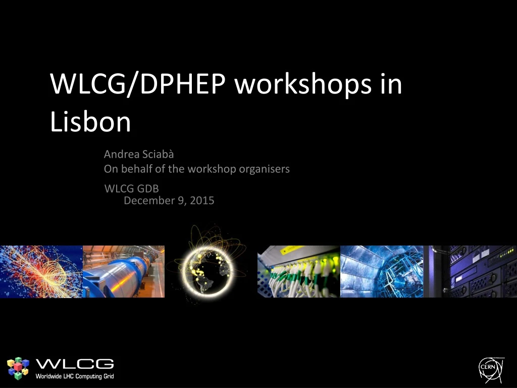 wlcg dphep workshops in lisbon