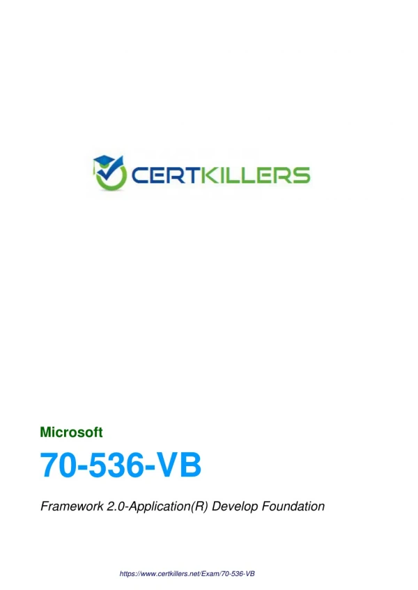 70-536-VB test questions and answers { vce exam collection }