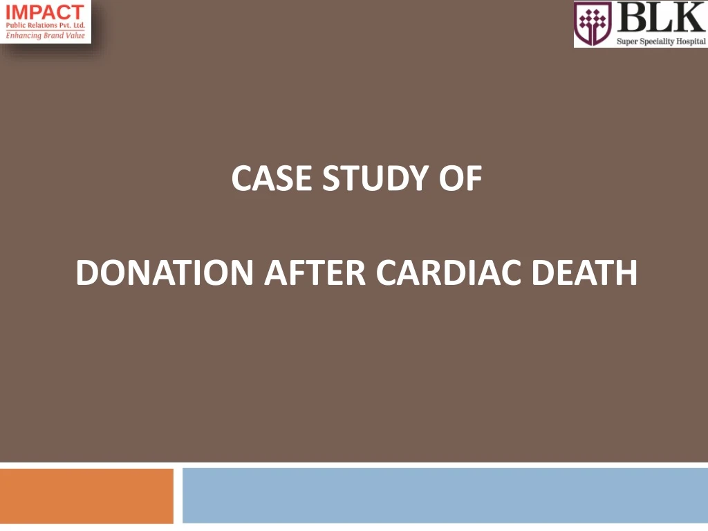 case study of donation after cardiac death