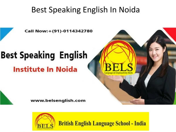Best Speaking English In Noida
