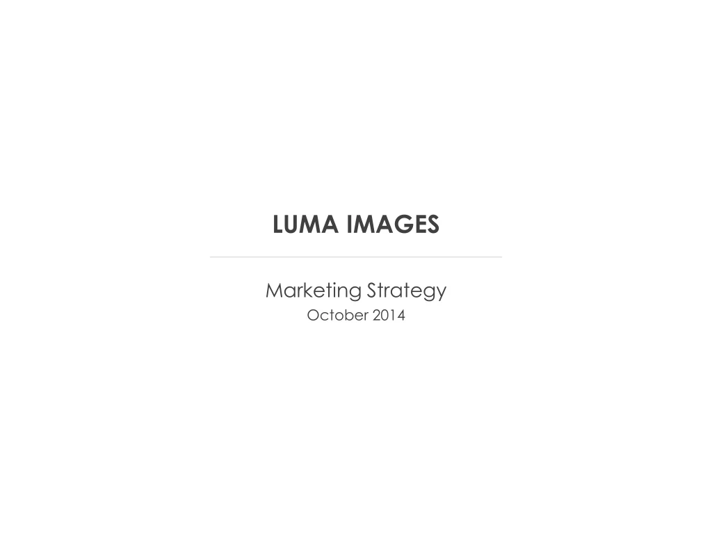 luma images