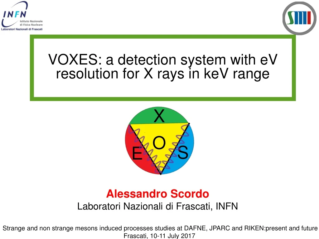 voxes a detection system with ev resolution