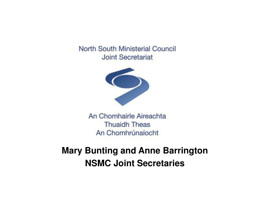 mary bunting and anne barrington nsmc joint