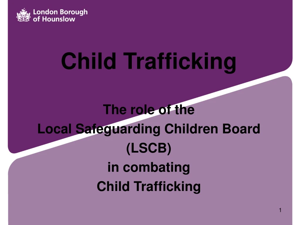 child trafficking the role of the local