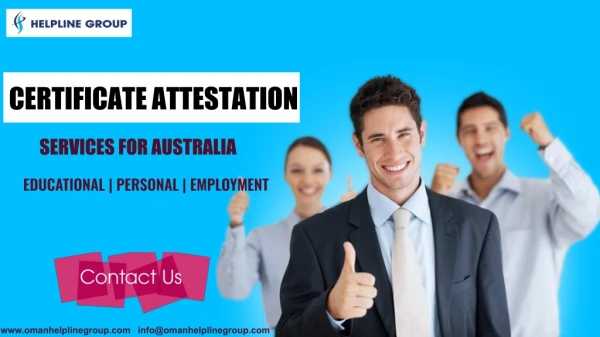 certificate attestation