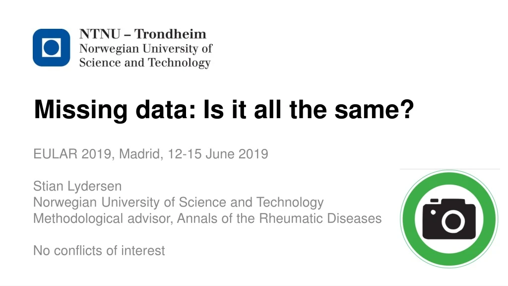 missing data is it all the same