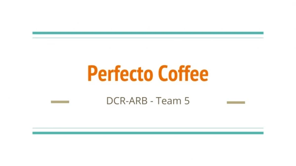 Perfecto Coffee