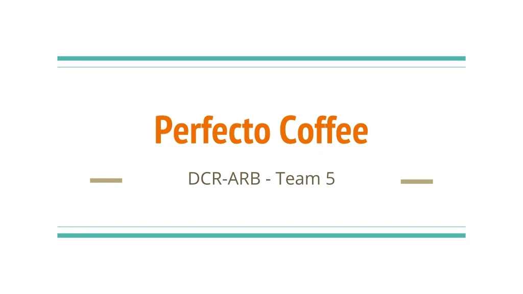 perfecto coffee