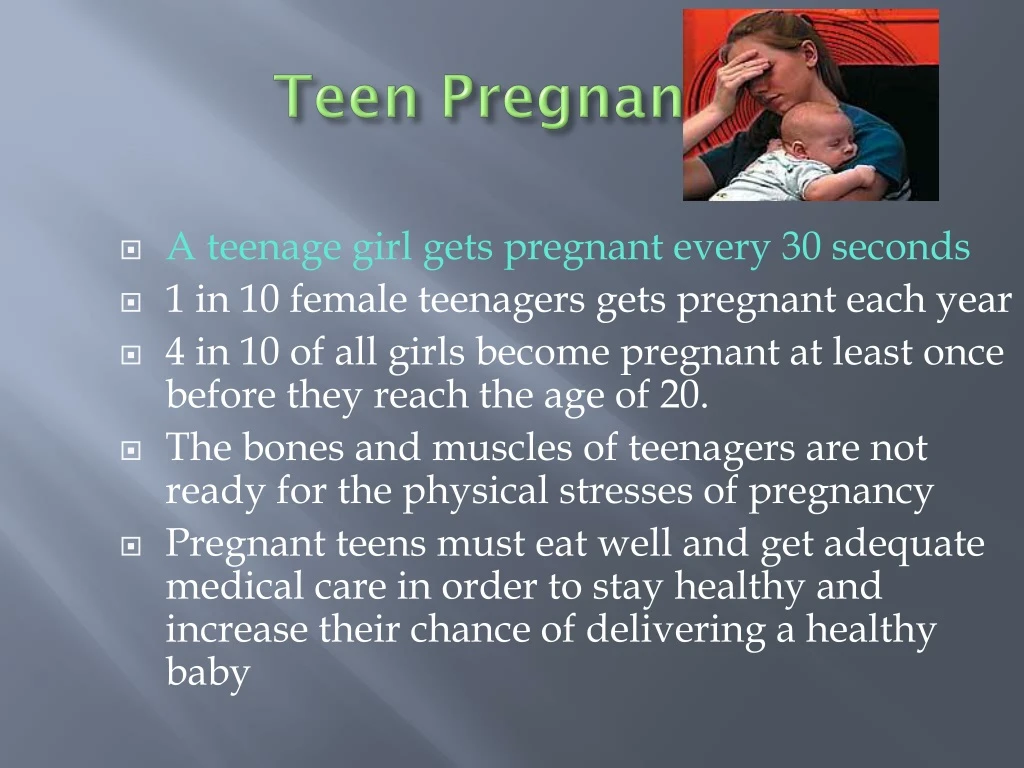 teen pregnancy