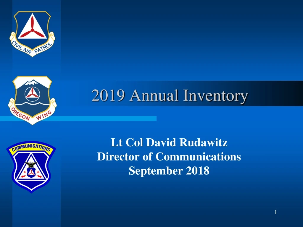 2019 annual inventory
