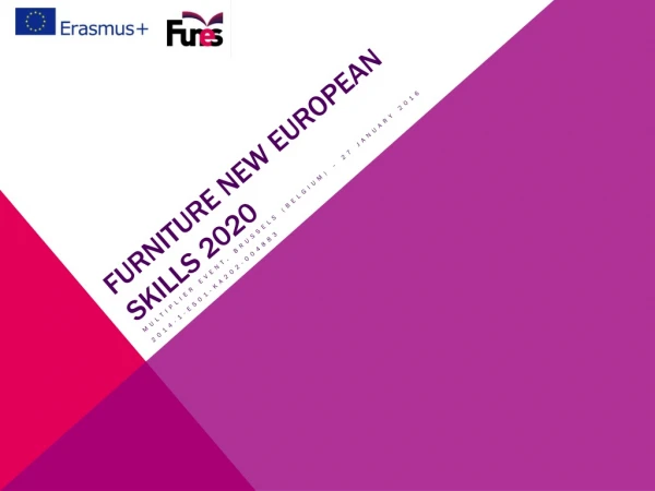 FURNITURE NEW EUROPEAN SKILLS 2020
