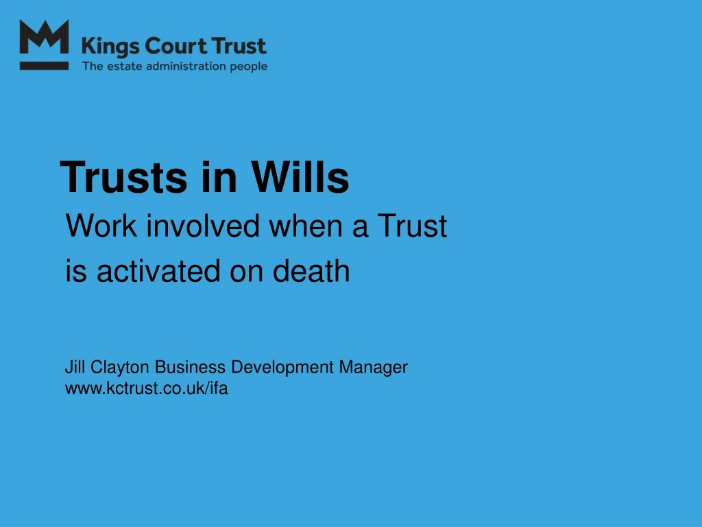 trusts in wills