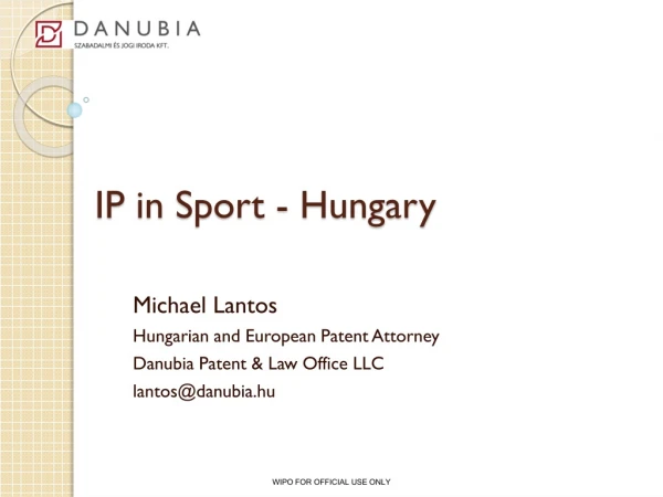 IP in Sport - Hungary