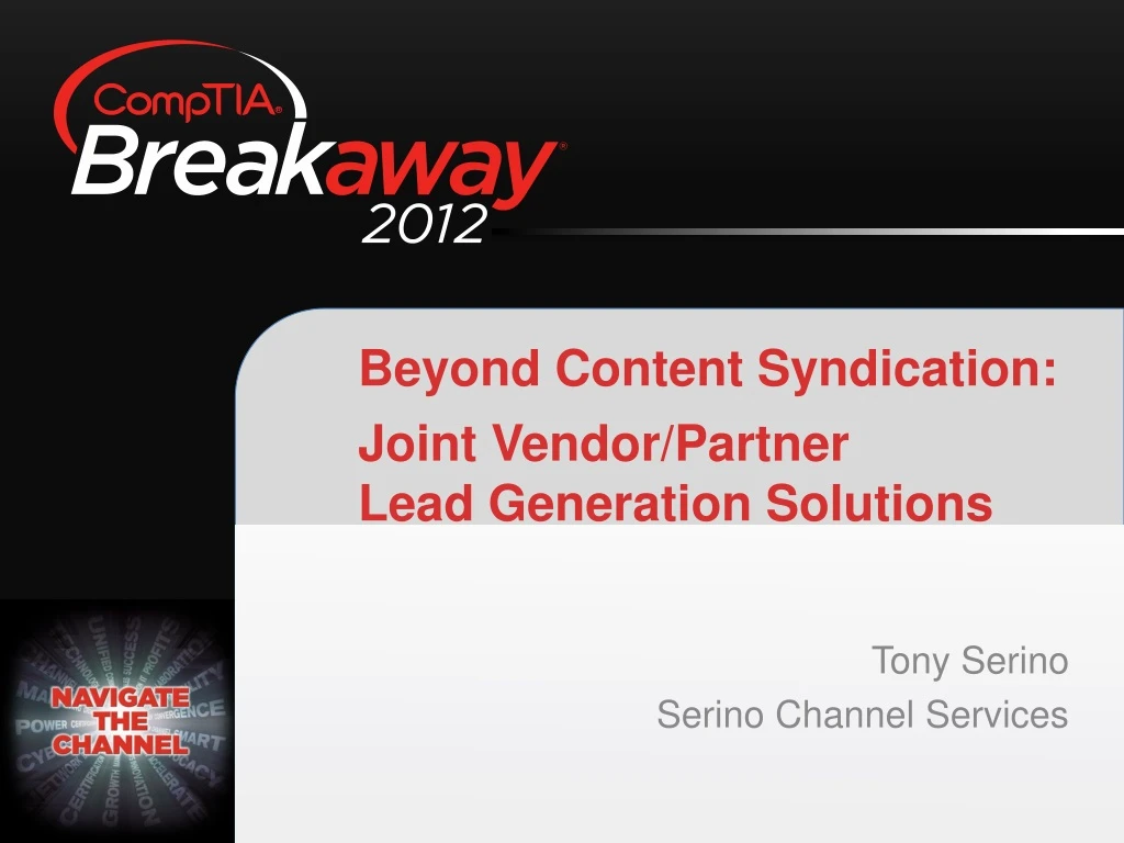 beyond content syndication joint vendor partner lead generation solutions