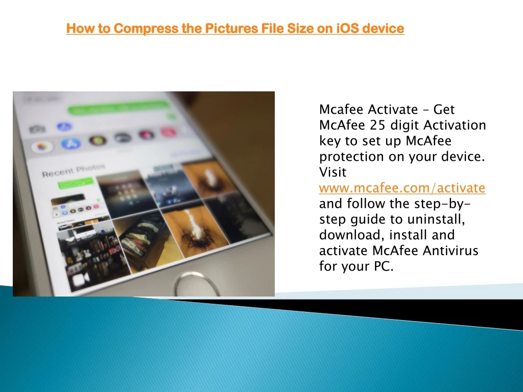 how to compress the pictures file size