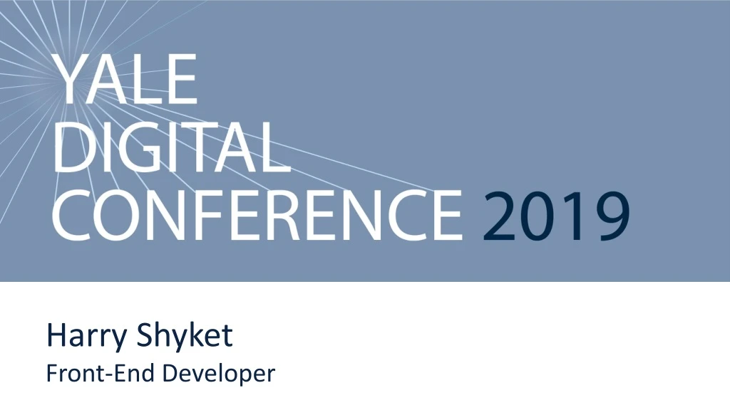 yale digital conference 2019