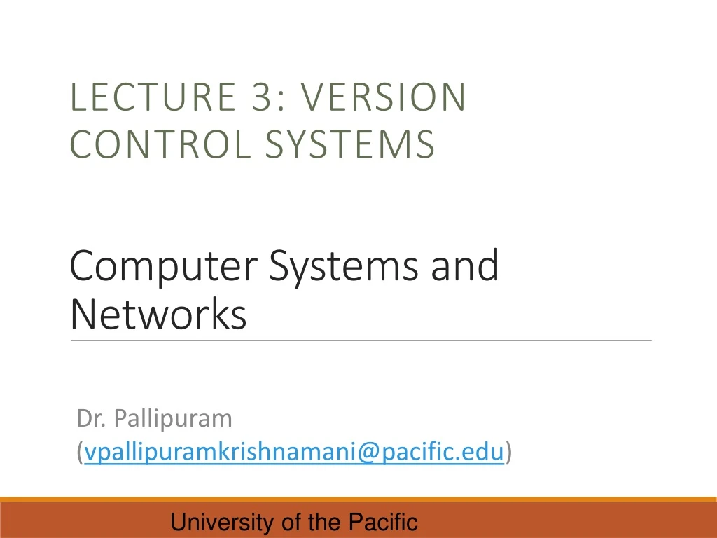 computer systems and networks