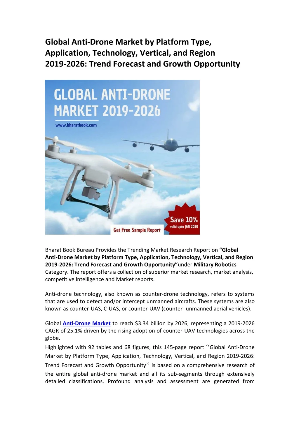 global anti drone market by platform type