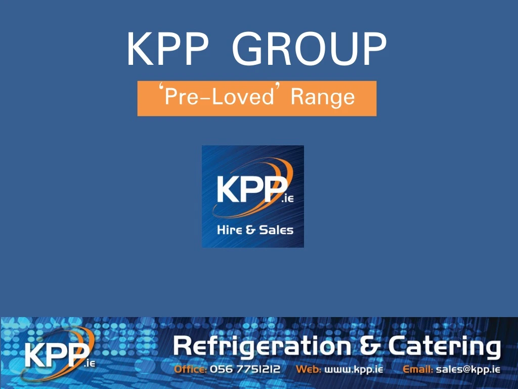 kpp group pre loved range