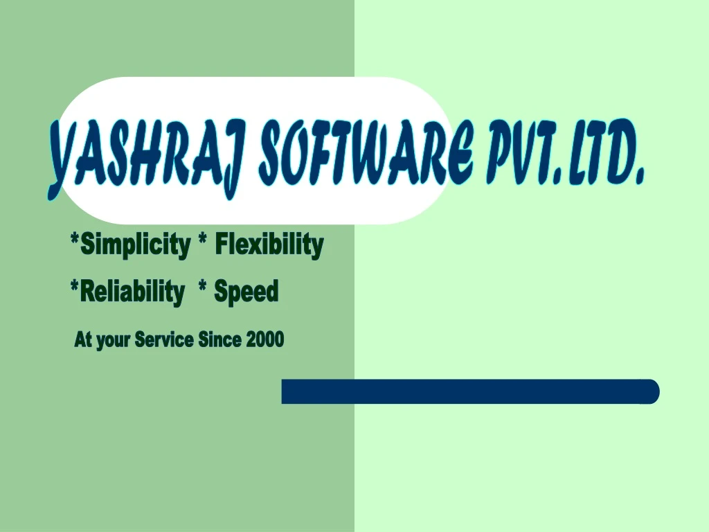 yashraj software pvt ltd