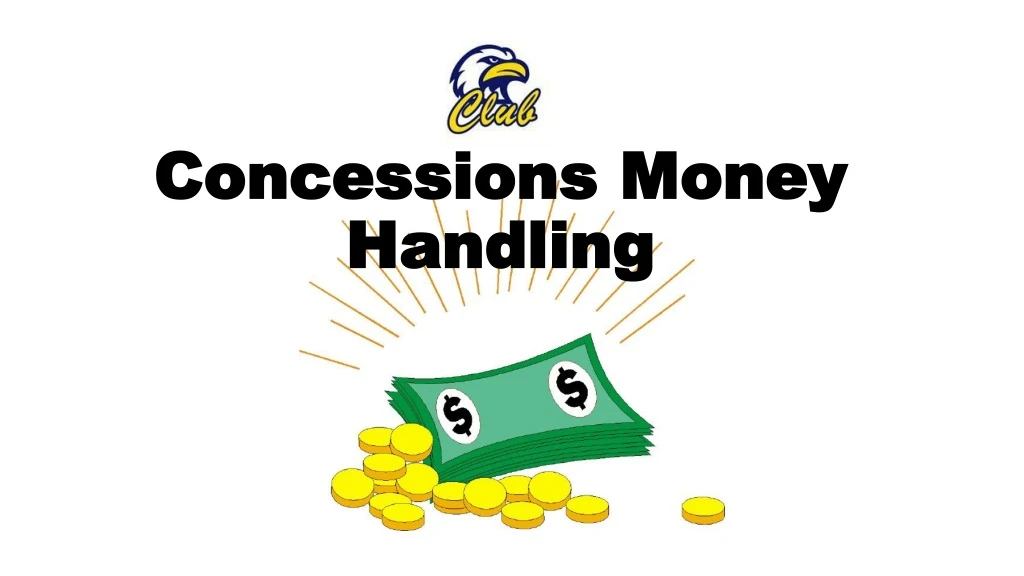 concessions money handling