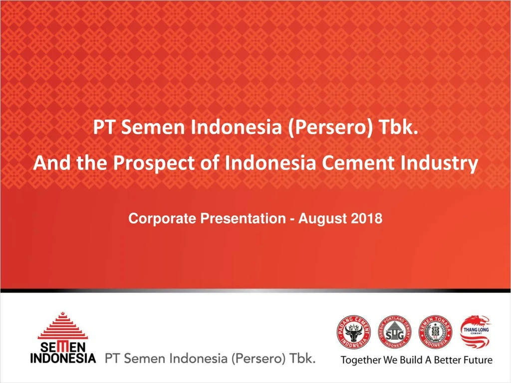 pt semen indonesia persero tbk and the prospect