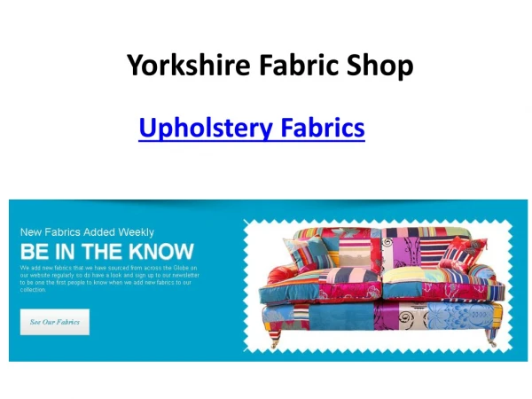 Yorkshire Fabric Shop