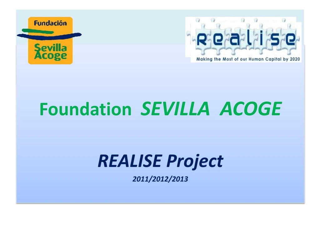 foundation sevilla acoge realise project 2011