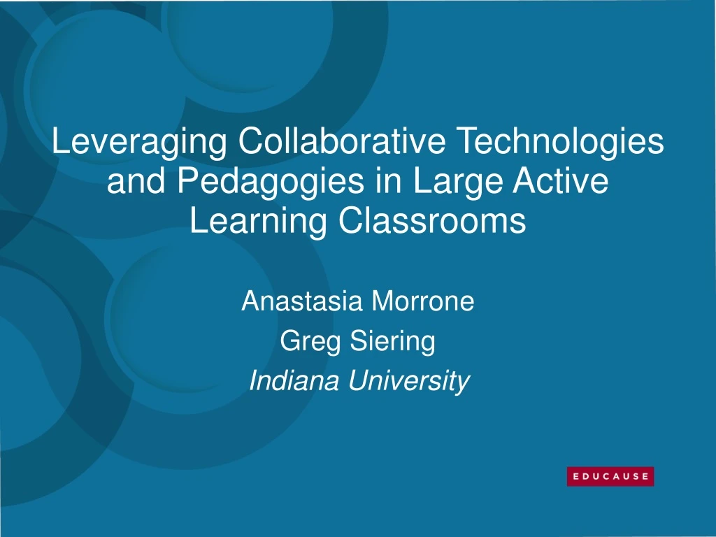 leveraging collaborative technologies