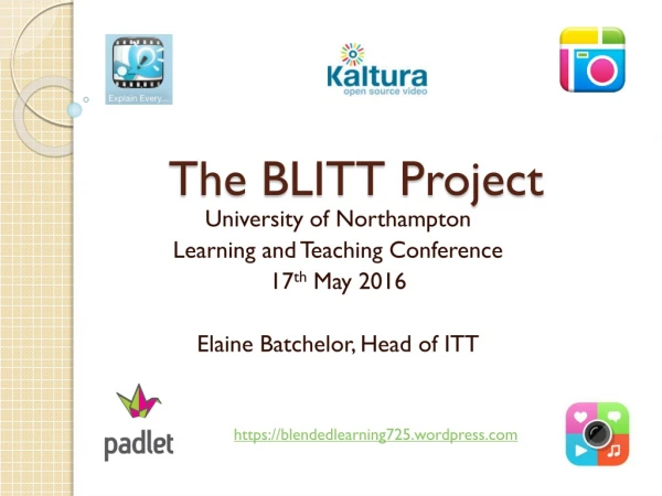 The BLITT Project