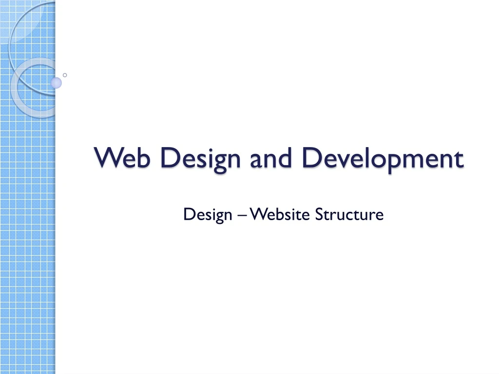 web design and development