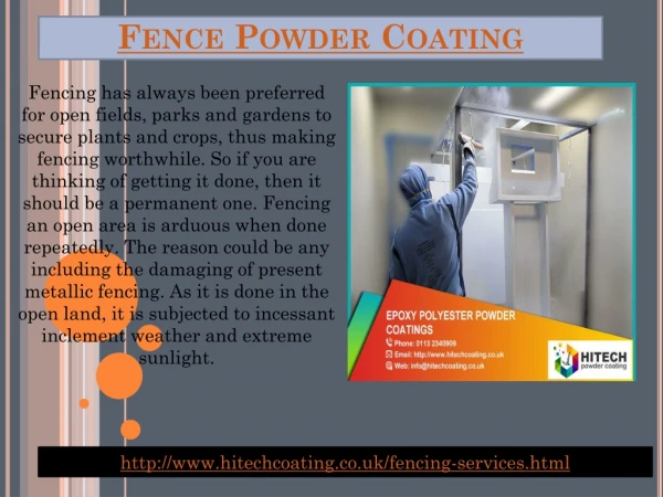Railing Powder Coating Services in Yorkshire-Hi Tech Power Coating