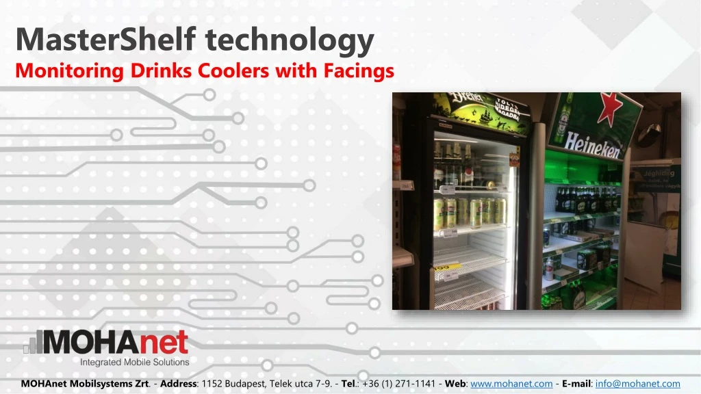 mastershelf t echnology monitoring drinks coolers