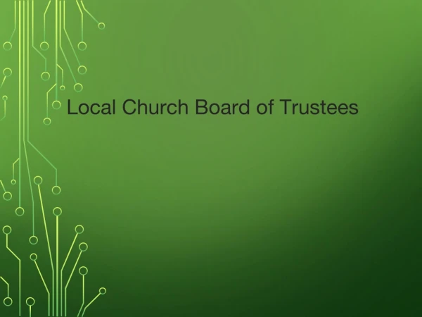 Local Church Board of Trustees