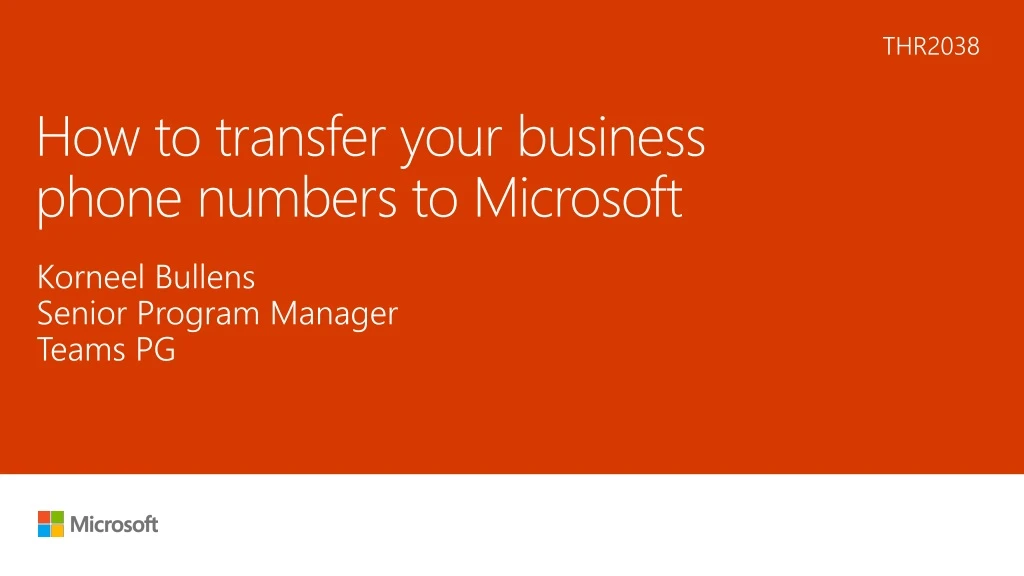 how to transfer your business phone numbers to microsoft