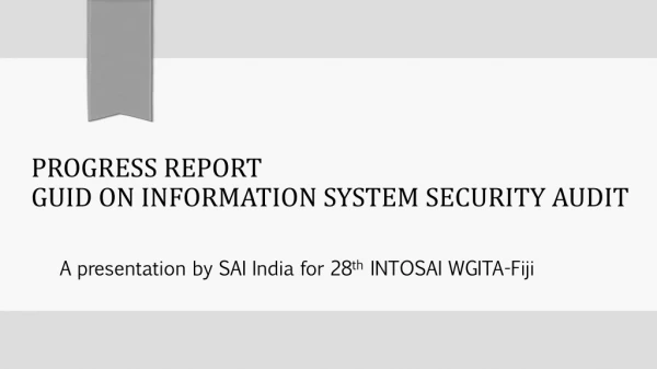Progress Report GUID on Information System Security Audit