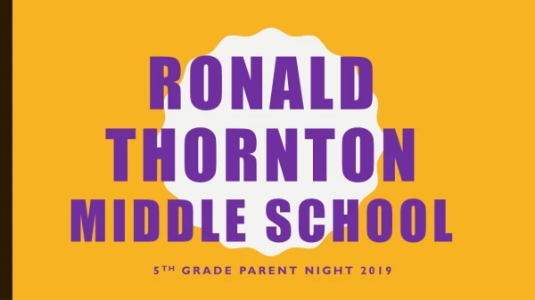 Ronald Thornton Middle School