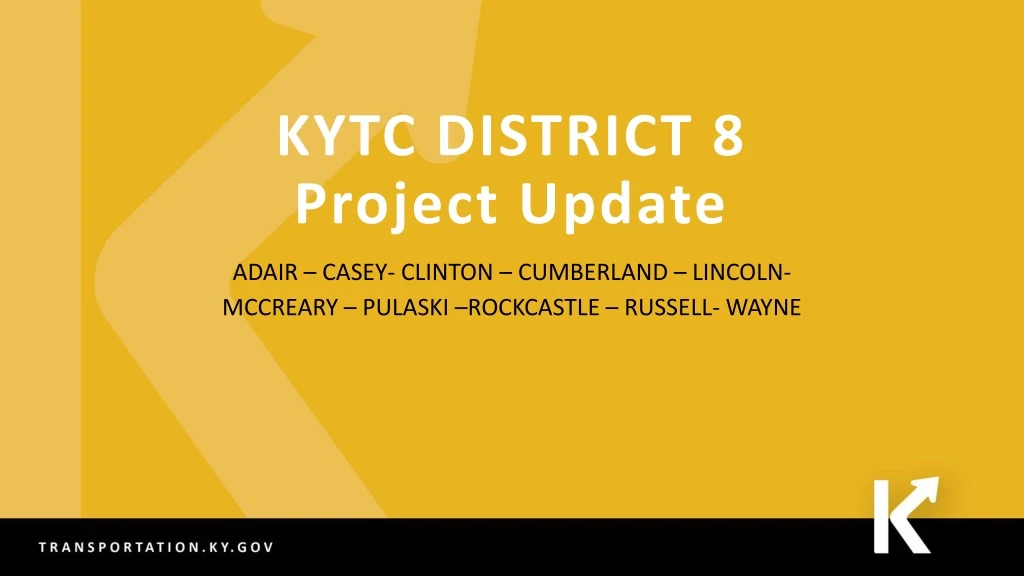 kytc district 8 project update